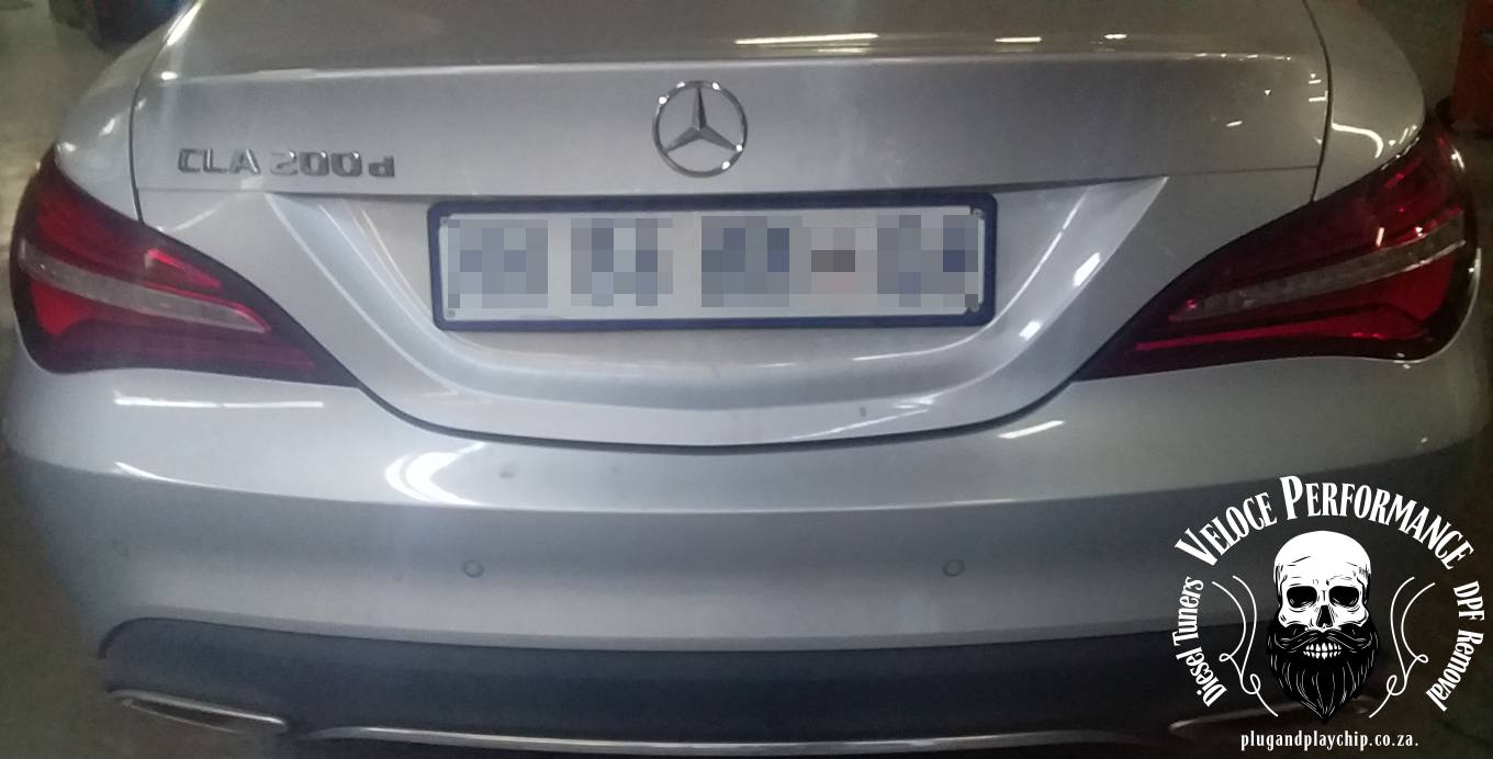 Mercedes CLA220d DPF Removal DPF Delete AdBlue Delete